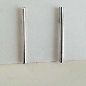 Long Bar Minimalist Earrings
